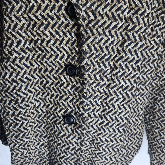 Requirements womens Size 16 Chevron Jacket Fully Lined 3 Button Closure - Picture 4 of 6